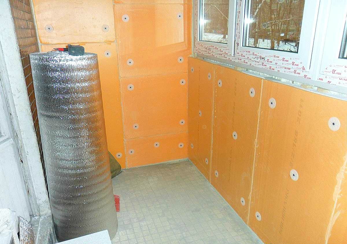 Утепление балкона